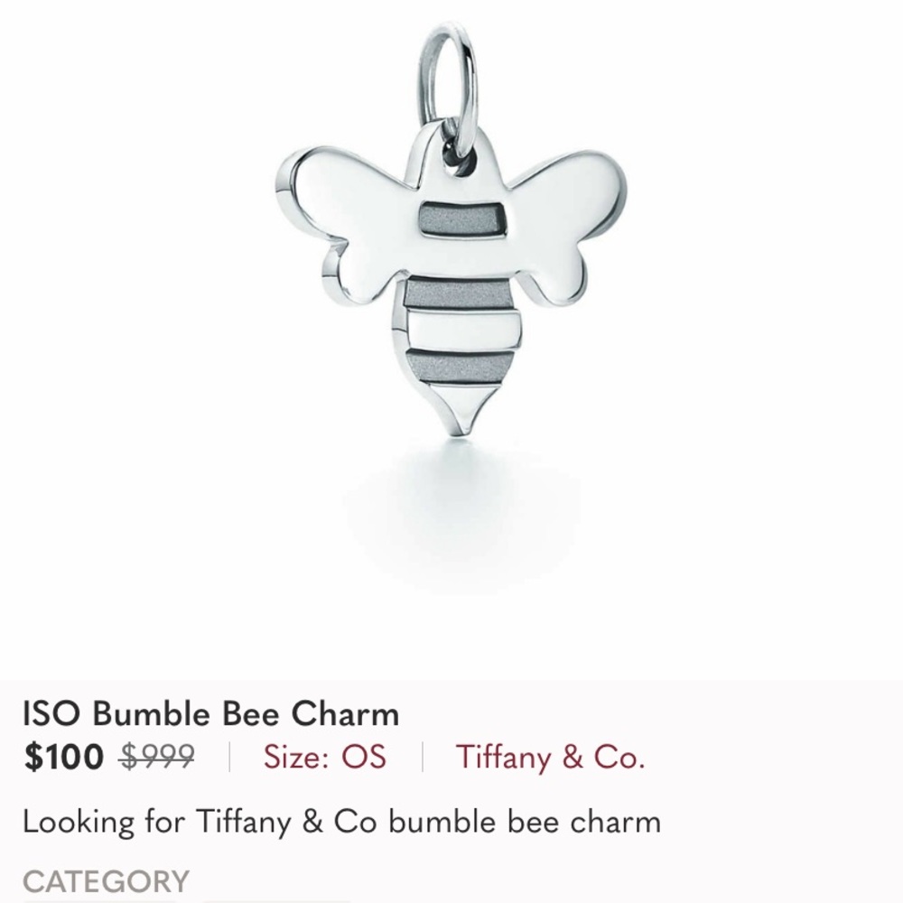 In search of Rare Tiffany honey bee charm